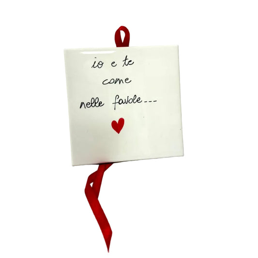 Piastrelline con citazione