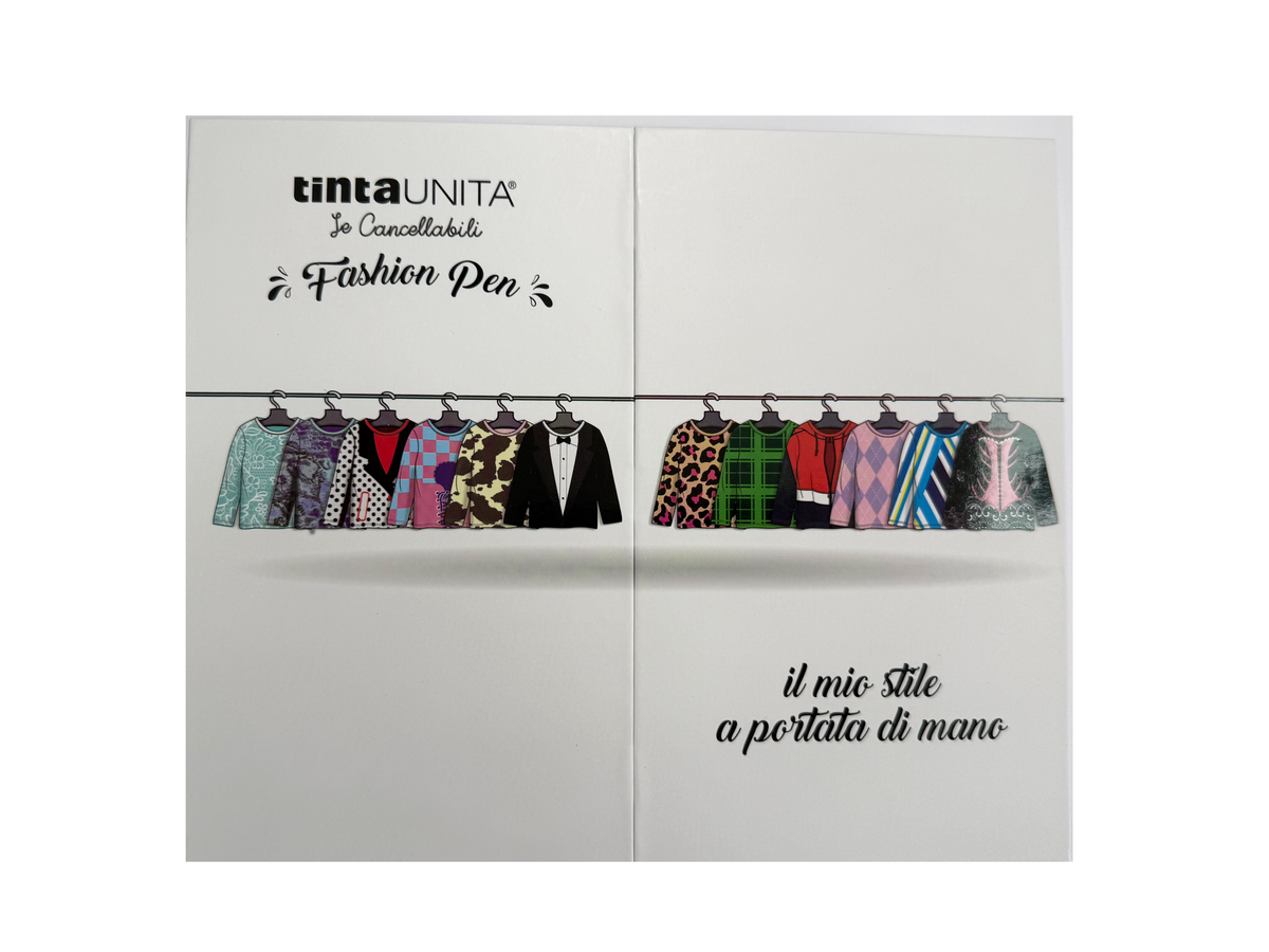 TINTA UNITA-Set penne cancellabili da collezione