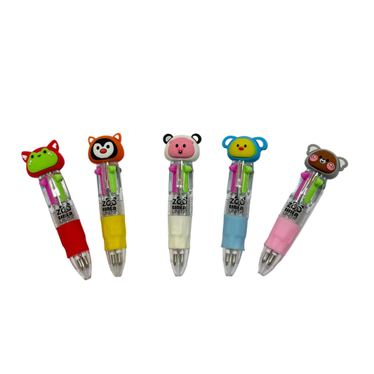 Mini penna a 4 colori tintaUNITA ZOO