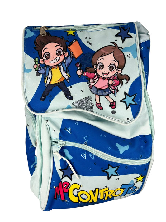 Zaino Me Contro Te Cartoon Azzurro