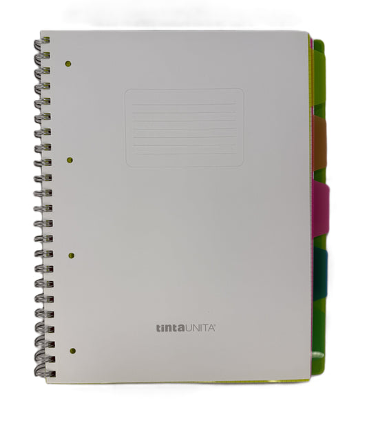 Maxi quaderno spirale CON divisori A4