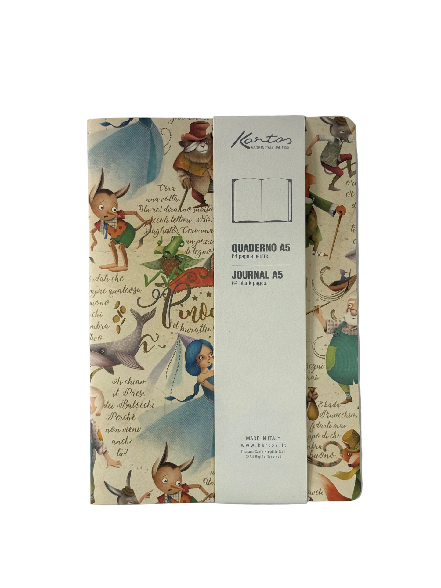 Quaderno Kartos Pinocchio