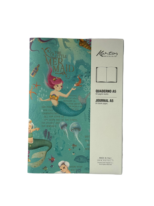 Quadernino kartos Sirenetta