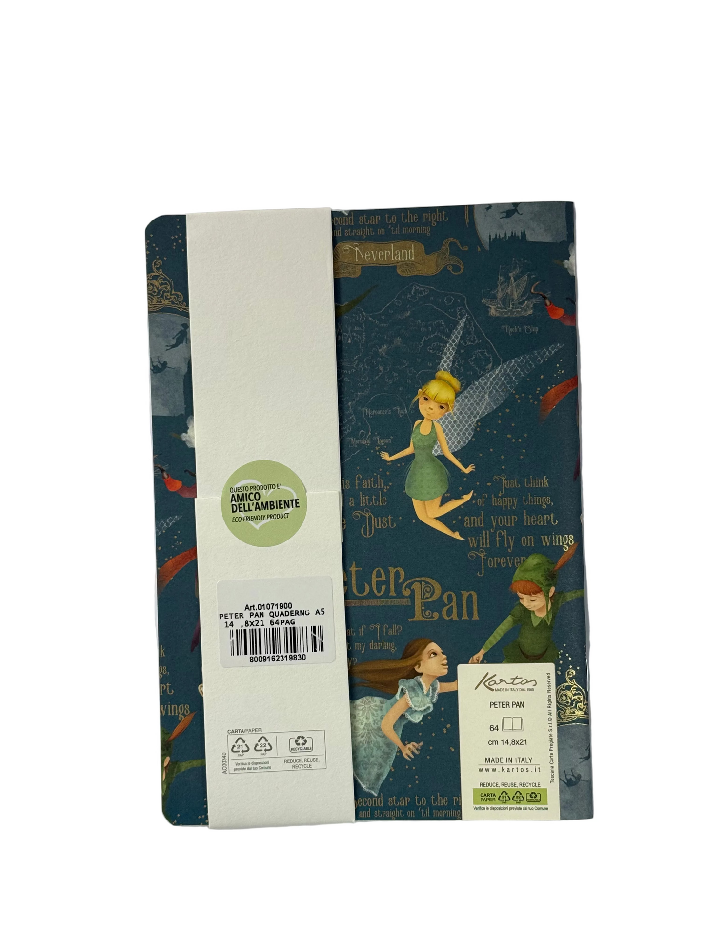Quaderno Kartos Peter Pan