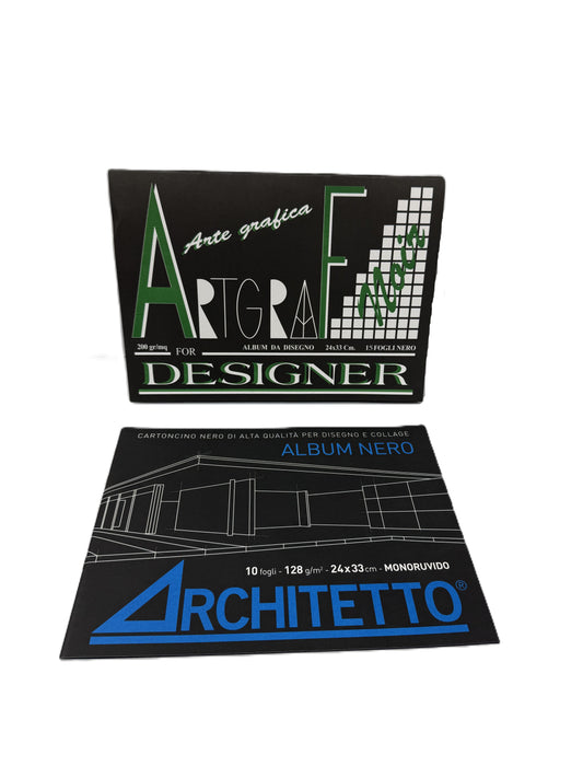 Album con cartoncini neri